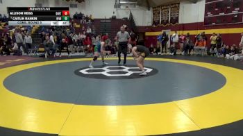 125 lbs Cons. Round 5 - Allison Hegg, Oakton HS vs Caitlin Rankin, Riverbend HS