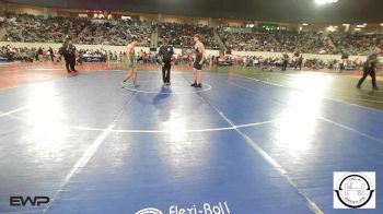 143 lbs Consi Of 32 #2 - Quintyn Redinger, Blanchard High School vs Levi Stallworth, Tahlequah