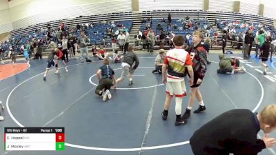 12U Boys - 82 lbs Champ. Round 1 - Evan Happel, Immortal Athletics WC vs Jonathan Moxley, Avon Wrestling Club