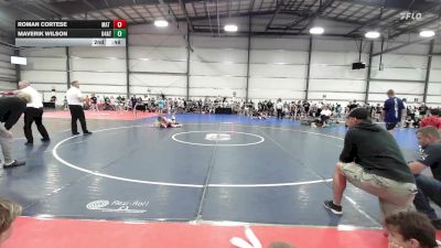 105 lbs Rr Rnd 3 - Mikey Keren, Mat Warriors Yellow MS - MS vs Mason Hartrum, 84 Athletes - MS