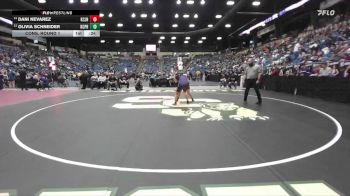 140 lbs Cons. Round 1 - Olivia Schneider, Kansas City - Piper HS vs Dani Nevarez, Kansas City - JC Harmon HS