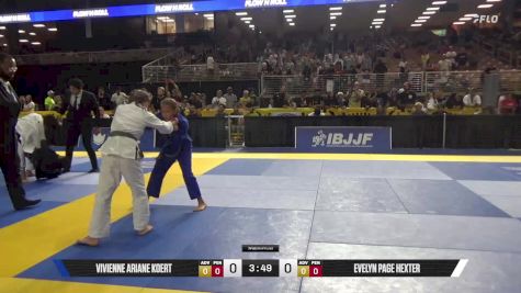 Evelyn Page Hexter vs Vivienne Ariane Koert 2025 Pan Kids Jiu-Jitsu IBJJF Championship
