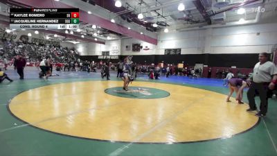 135 lbs Cons. Round 4 - Jacqueline Hernandez, Santiago/GG vs Kaylee Romero, Shadow Hills