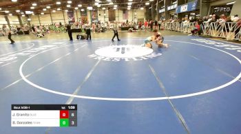 126 lbs Rr Rnd 1 - Jonathan Granito, Blue Wave vs Braylon Gonzales, Team Alien UFO