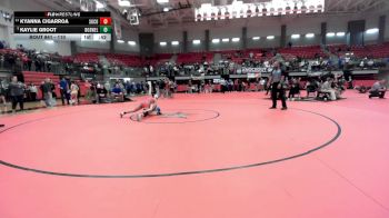 110 lbs Cons. Semi - Kaylie Groot, Fort Worth Boswell vs Kyanna Cigarroa, El Paso Socorro