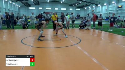 C-126 lbs Consi Of 8 #1 - Auston Kosanovic, PA vs Trey LeChase, NY
