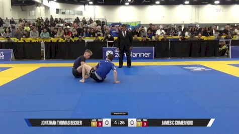 James C Comerford vs Jonathan Thomas Becker 2025 World IBJJF Jiu-Jitsu No-Gi Championship