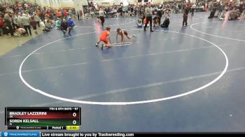 97 lbs Cons. Round 4 - Bradley Lazzerini, OK vs Soren Kelsall, IA