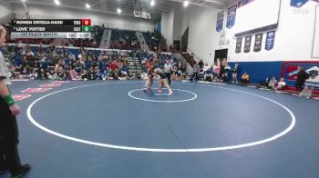 140 lbs 1st Place Match - Rowen Ortega-Hand, Thunder Basin High School vs Love` Potter, Cheyenne East