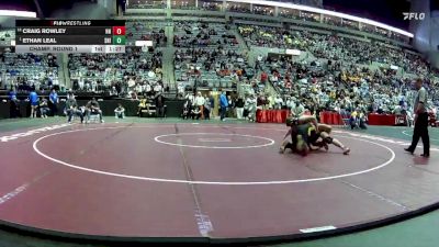 215 lbs Champ. Round 1 - Ethan Leal, Fort Wayne Snider vs Craig Rowley, Huntington North