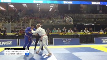 ASTON-LEE ALEXANDER BEER vs ORLANDO CAMERON MENDOZA 2024 Pan Kids Jiu-Jitsu IBJJF Championship