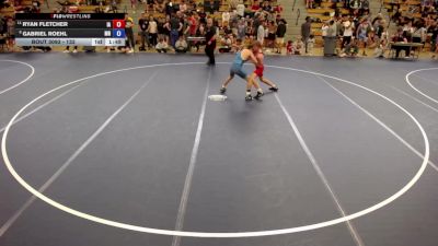 132 lbs Champ. Round 2 - Ryan Fletcher, IA vs Gabriel Roehl, MN