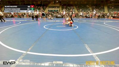 80 lbs Consi Of 32 #2 - Blake Halsted, Viking Wrestling Club (IA) vs Easton Hamacher, MN Elite