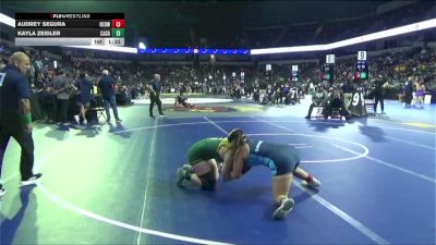 145 lbs Round Of 32 - Audrey Segura, Redwood -Visalia (CS) vs Kayla Zeidler, Casa Grande (NC)