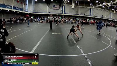 60 lbs Round 1 (10 Team) - Jackson Claycomb, U2 Uprising Blue vs John Meehan, Doughboy