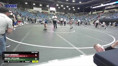 84 lbs Cons. Round 4 - Noah Kennedy, Ogden`s Outlaws Wrestling Club vs Brody McClain, Phillipsburg Wrestling Club