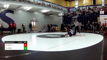 110 lbs. Champ. Round 3 - Sophia Miller, Francis Howell Central vs Bailey Martin, Kearney