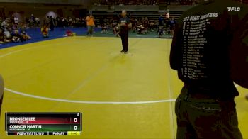215 lbs Quarterfinals (8 Team) - Bronsen Lee, Westfield vs Connor Martin, Hutchinson
