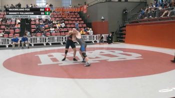 215 lbs Cons. Round 2 - Bennett Fullington, Battle Ground Academy vs Maximiliano Fox, Brentwood Academy