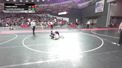 100 lbs Cons. Round 2 - Aiden Pierce, LAW vs Clayton Helmueller, Menomonie