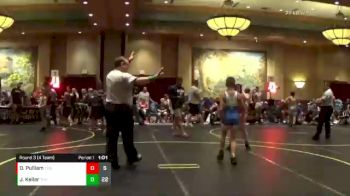 91 lbs Round 3 (4 Team) - Jace Keller, The Untouchables Purple vs Oliver Pulliam, The Untouchables Black