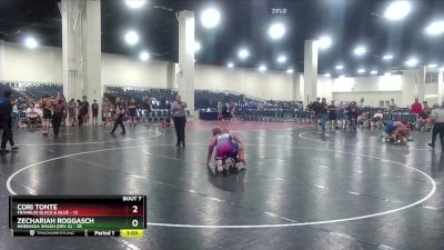 175 lbs Round 3 (6 Team) - Zechariah Roggasch, Nebraska Smash (Dev A) vs Cori Tonte, Franklin Black & Blue