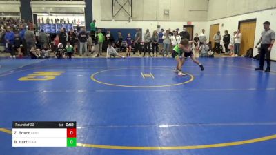 78 lbs Round Of 32 - Zach Bosco, Central Valley vs Brennan Hart, Team Donahoe