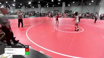 113 lbs Round Of 16 - Breck Williams, BlackCat WC vs Johnny Becerra, Bakersfield Drillers