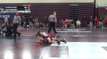 113 lbs Cons. Round 3 - Tayden Howell, Maquoketa vs Cole Kasparek, Clear Creek-Amana