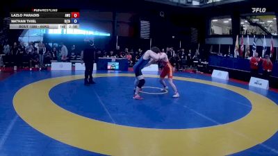 60kg Cons. Round 5 - Lazlo Paradis, Advanced Wrestling Club vs Nathan Thiel, Unaffiliated (No Club Attachment)