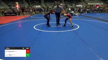 80 lbs Prelims - Richie Clementi, Gladiators (LA) vs Jair Jackson-Bey, Whitted Trained