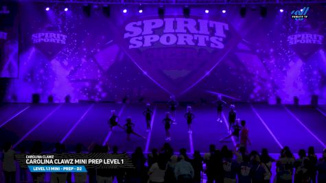 Carolina Clawz - Carolina Clawz Mini Prep Level 1 [2025 L1.1 Mini - PREP - D2 Day 1] 2025 Spirit Sports Myrtle Beach Nationals