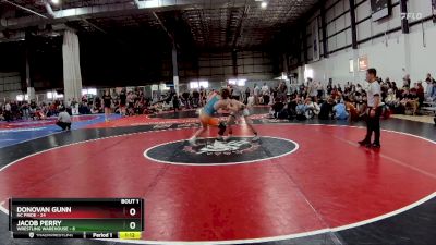 144 lbs Finals (2 Team) - Jacob Perry, WRESTLING WAREHOUSE vs Donovan Gunn, NC PRIDE