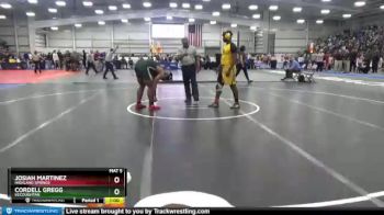 220 lbs Cons. Round 2 - Cordell Gregg, Kecoughtan vs Josiah Martinez, Highland Springs