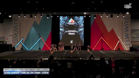 Alpha Company Tumbling and Cheer - Chaos [2026 L1 Youth - Flex - D2 - Small - WC Day 2] 2026 The Youth Summit