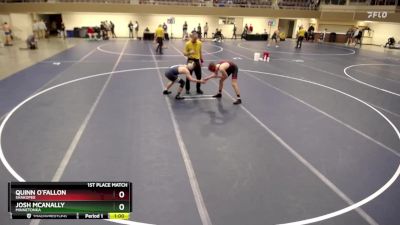 145B 1st Place Match - Quinn O`Fallon, Shakopee vs Josh McAnally, Minnetonka