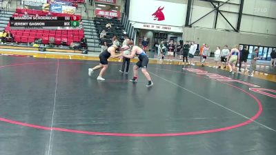 285 lbs Semifinal - Jeremy Gagnon, McKendree vs Brandon Schoenecke, Carl Albert