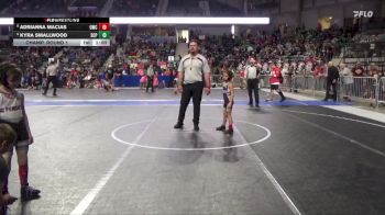 50 lbs Champ. Round 1 - Kyra Smallwood, South Central Punisher vs Adrianna Macias, Oakley Wrestling Club