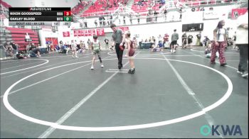 110 lbs Semifinal - Reed Nichols, Rough Riders vs Kross Iwersen, Team Nomad