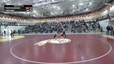 126 lbs Cons. Round 1 - Trace Blajszczak, Natrona County vs Sam Perry, Jackson Hole