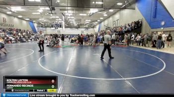 160 lbs Champ. Round 2 - Kolten Layton, Champions Wrestling Club vs Fernando Recinos, Uintah