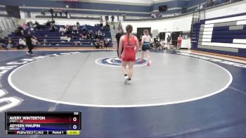 155 lbs Round 1 (4 Team) - Avery Winterton, Utah 1 vs Adysen Maupin, Oregon