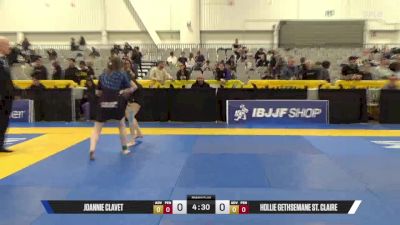 Hollie Gethsemane St. Claire vs Joannie Clavet 2025 World IBJJF Jiu-Jitsu No-Gi Championship