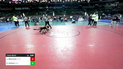 112 lbs Consolation - Joseph Maimone, American MMAW vs Dante Notaro, Madison