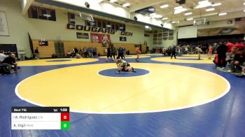116 lbs Quarterfinal - Antonio Rodriguez, Los Gatos vs Ane`e Vigil, Prarie View (CO)
