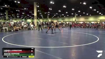 182 lbs Round 1 (16 Team) - Jarnell Livingstone, CLAW vs Boston Hammond, Springboro 2