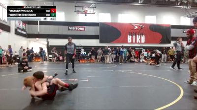 55 lbs 2nd Place Match - Gunner Seckinger, KC Elite Training Center vs Hayden Warlick, Suplex City Raptors