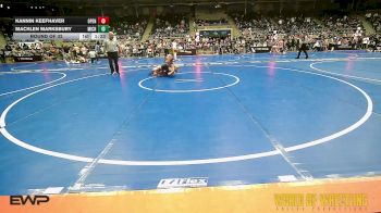 84 lbs Round Of 32 - Kannin Keefhaver, Open Mats vs Macklen Marksbury, Michigan Premier Wrestling Club