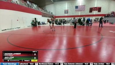 120 lbs Round 2 - Jackson Lambert, Lucas Lovejoy vs Jack Utah, Frisco Reedy