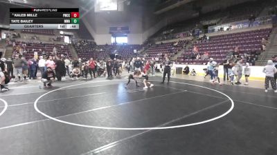 56 lbs Quarters - Kaleb Millz, Pomona Wrestling Club Colorado vs Tate Bailey, Moen Wrestling Academy
